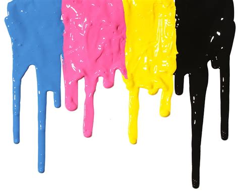 Hd Wallpaper Blue Pink Yellow And Black Paint Splash Colors