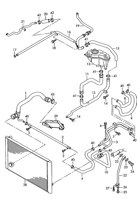 Audi A S Quattro Coolant Cooling System Etka