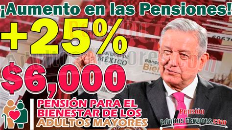 La Pensión Bienestar Aumentará Un 25 En 2024 Pensionados Recibirán