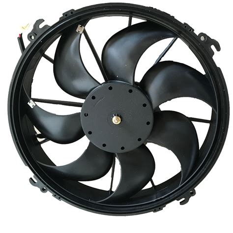 DC 12V 12inch Brush Axial Fan Condenser Fan In Pusher For Truck Bus