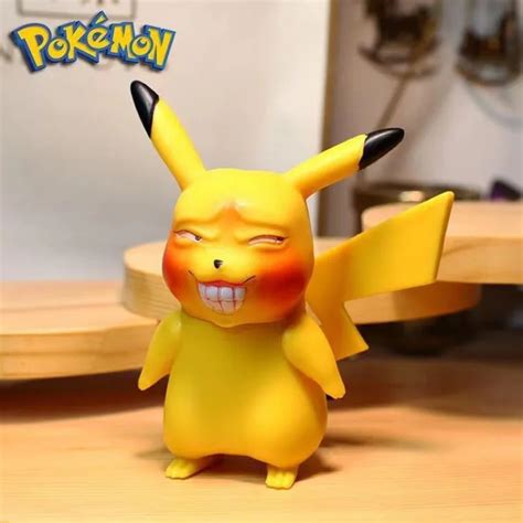 Cm Funny Spoof Pokemon Toy Anime Action Figure Peripheral Model