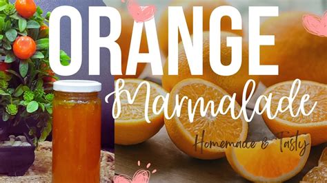 How To Make Orange Marmalade Recipe Homemade Jam Recipe Youtube