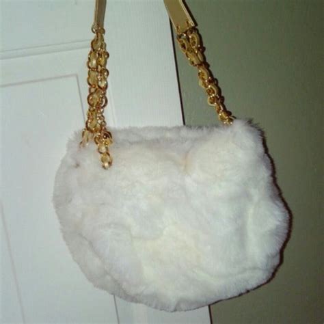 White Fur Purse Fur Purse Purses White Fur