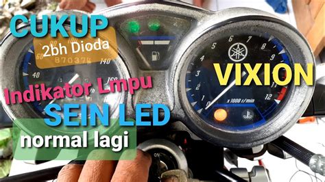 Cara Perbaiki Lampu Sein VIXION Nyala Semua Indikator Sein Spido