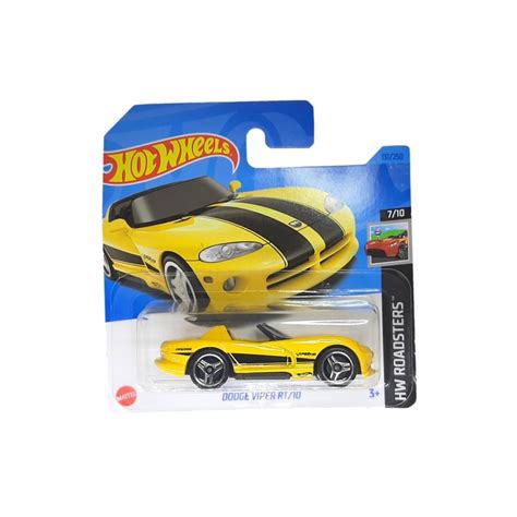 Hot Wheels Dodge Viper Rt Amarillo Hkh Hw Roadsters