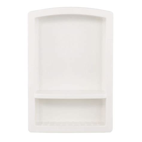 Swan Recessed Solid Surface Soap Dish In White Rs 2215 010 The Home Depot