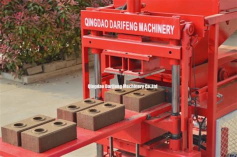 Automatic Red Clay Interlocking Bricks Hydraulic Press DF2 10 4 10 5 10