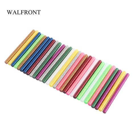 WALFRONT 30pcs Lot Mixed Color Hot Glue Sticks High Viscosity Electric