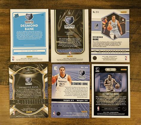 Card Lot Desmond Bane Mosaic Select Illusion Optic Rated Rookie