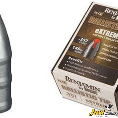 Benjamin Nosler Slug 357 Extreme 145 Grain Ballistic TIP