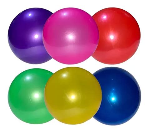 Pelota Colores Lisos Plastico