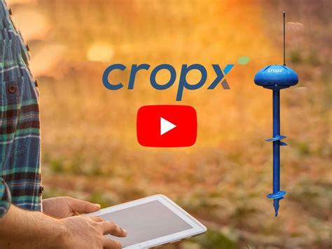 CropX Agronomic Farm Management System Watersolve Irrigation