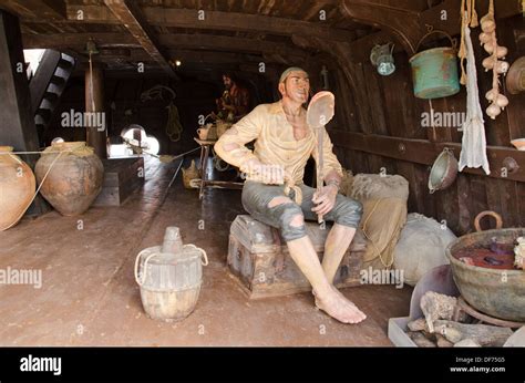 Spain, Huelva lookout in carabela boat replica,Cristobal Colon, figure Stock Photo - Alamy