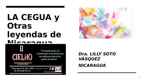 Calam O La Cegua Y Otras Leyendas De Nicaragua