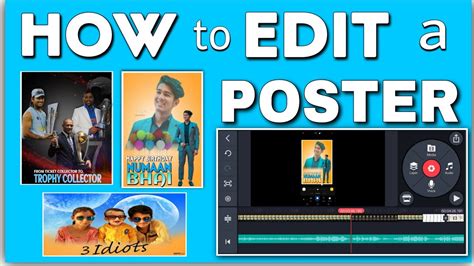 How To Edit A Poster In Pics Art Youtube