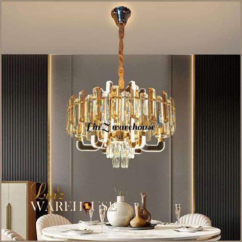 Jual Lampu Gantung MODERN LUXURY CRYSTAL LED 60 CM Chandelier Di Seller