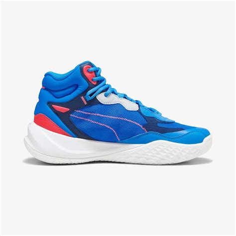 Puma Playmaker Pro Mid Erkek Mavi Basketbol Ayakkab S Intersportta