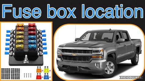 The Fuse Box Location On A 2018 Chevy Silverado Youtube