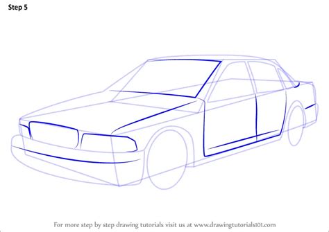 How to Draw a Police Car (Police) Step by Step | DrawingTutorials101.com