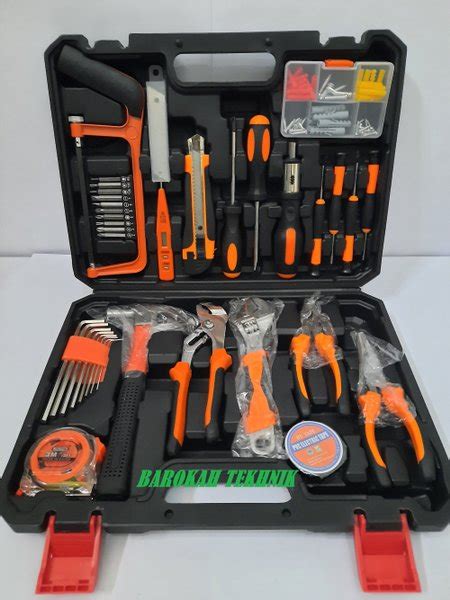 Jual TOOL KIT 100pcs FULL SET TOOLSET TOOLKIT TOOLBOX TOP NOTCH SUIT