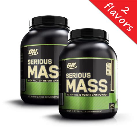 Optimum Nutrition Serious Mass 6lb Elite Nutritional Products