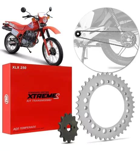 Kit Relação Honda Xlx 250 Xlx 350 Vaz Retentor Parcelamento sem juros