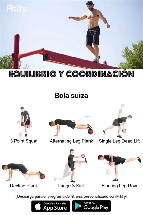 Equilibrio y coordinación Bola suiza Esta rutina es excelente para