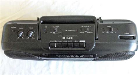 Freelywheely Panasonic Rx Fs430 Stereo Radio Cassette Recorder