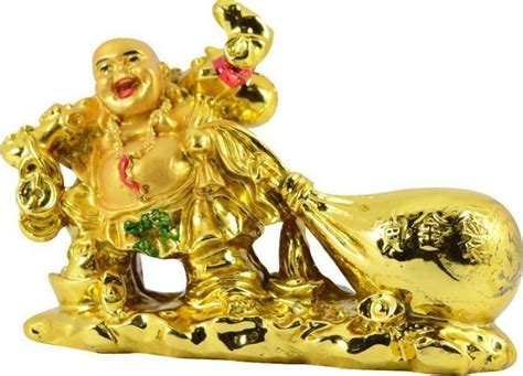 Neuf Figurine Laughing Bouddha Happy Richesse Money Chanceux Feng Shui