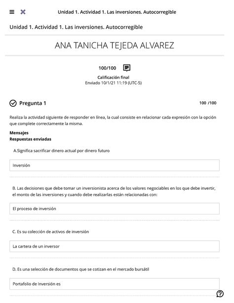 Contabilidad 3 Hola Unidad 1 Actividad 1 Las Inversiones