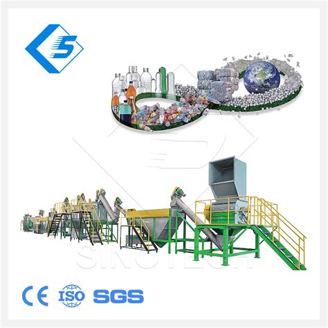 High Capacity Automatic Sino Tech CE SGS Plastic Waste Dirty Pet