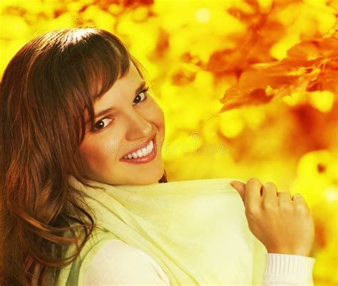 Beautiful Romantic Brunette Stock Photo Image Of Close Leisure