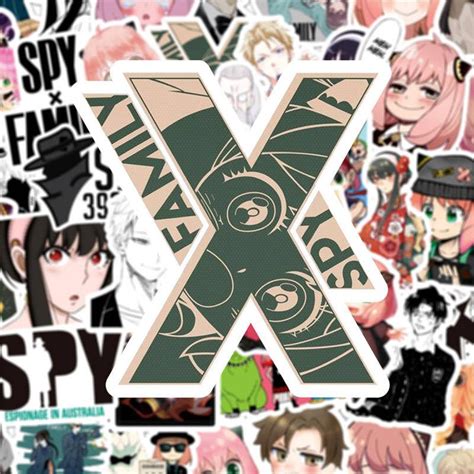 50Pcs Lot Anime Spy x Family Pegatinas Loid Forger Anya Yor Calcomanías