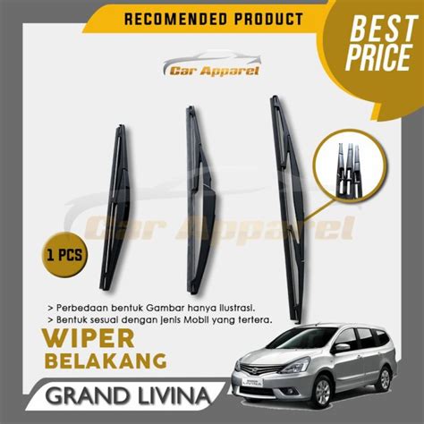 Jual Wiper Belakang Grand Livina Xgear Rear Wiper Nissan Livina Inch