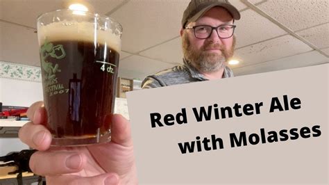 Winter Red Ale Homebrew Recipe With Molasses Brew Dudes Youtube