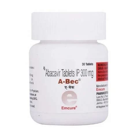 Abacavir 600mg Lamivudine 300mg Tablet A Bec At Best Price In New