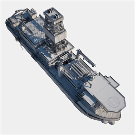 3d drillship drill ship