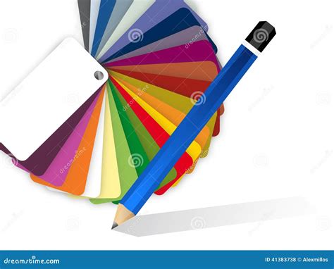 Color Pallet Pantone Swatch Solid Icon Infographics 5 Steps