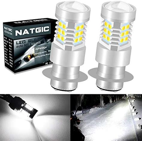 Amazon fr NATGIC P15D H6M Ampoules de phare antibrouillard à LED