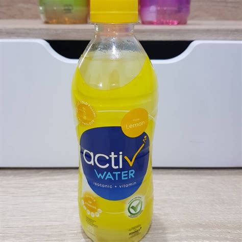 Jual ACTIV Water Isotonic Drink Vitamin Lemon Botol 380ml Shopee