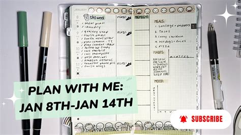 Hobonichi Weeks Plan With Me Thecoffeemonsterzco And More YouTube