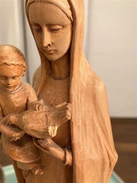 Madonna Mit Kind Holz Geschnitzt Albert Erny Kaufen Auf Ricardo