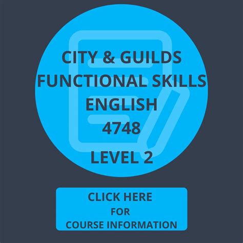 City And Guilds Functional Skills English Level 2 4748 Choice