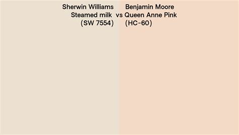 Sherwin Williams Steamed Milk Sw Vs Benjamin Moore Queen Anne