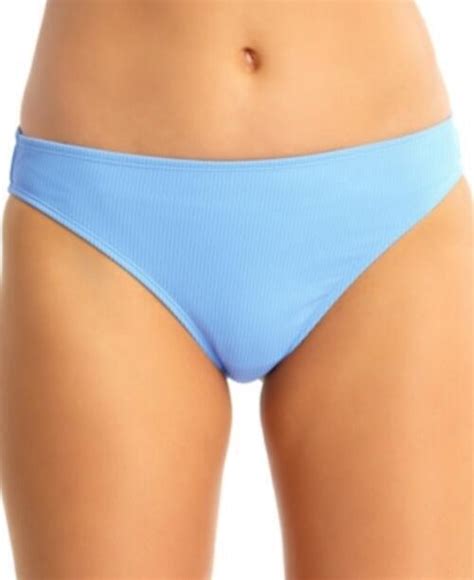 Msrp California Waves Juniors Ribbed Hipster Bikini Bottoms Aqua