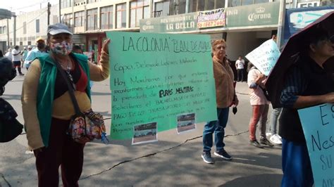 Bloquean Vecinos De Naucalpan La V A Gustavo Baz En Demanda De