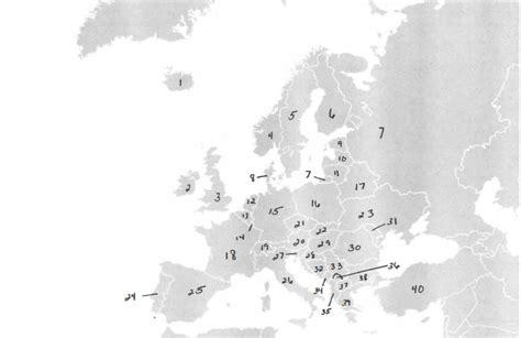 AP World History: Europe Map Diagram | Quizlet