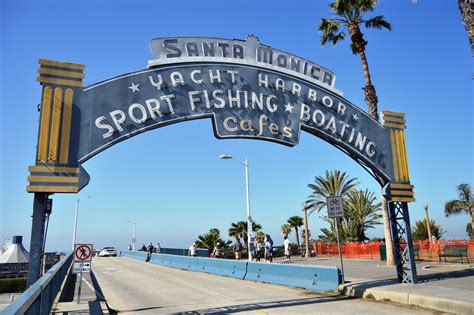 Y16 Santa Monica Pier Ca Rt 66 Iconic Pier Sign Santa Moni Flickr