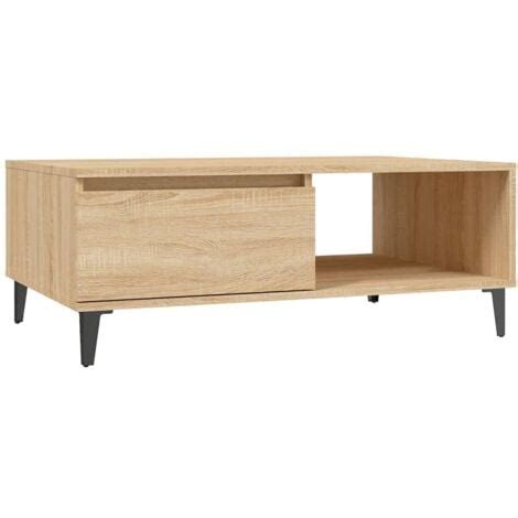 Couchtisch Sonoma Eiche 90x60x35 Cm Holzwerkstoff VidaXL