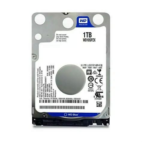 Western Digital 1TB | 2TB WD Blue Mobile/Laptop Hard Drive HDD 5400 RPM, SATA 6 Gb/s WD10SPZX ...